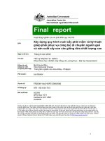 Tài liệu Xây dựng quy trình nuôi cấy phôi mầm và kỹ thuật ghép phôi phục vụ công tác di chuyển nguồn gen và sản xuất cây con các giống dừa chất lượng cao ppt