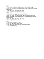 kinh nghiệm chữa cảm nắng, cảm nóng