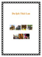 Tài liệu Du lịch Thái Lan potx