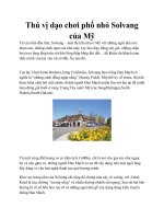 Tài liệu Thú vị dạo chơi phố nhỏ Solvang của Mỹ doc