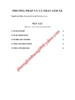 Phương pháp vá & thay săm xe