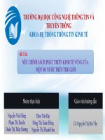 Chính sách phát triển kinh tế vùng của brazil và italia