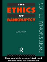 Tài liệu The ethics of bankruptcy pdf