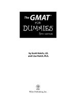 The GMAT for dummies 5th