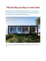 Tài liệu Nhà ẩn tầng sau lớp cỏ xanh mướt docx