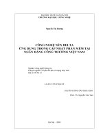 công nghệ nén delta ứng dụng trong cập nhật phần mềm tại ngân hàng công thương việt nam