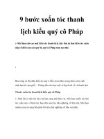 Tài liệu 9 bước xoắn tóc thanh lịch kiểu quý cô Pháp doc