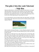 Tài liệu Thư giãn ở hòn đảo xanh Taketomi – Nhật Bản ppt