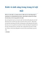 Tài liệu Kính và ánh sáng trong trang trí nội thất pot