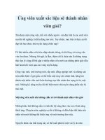 Tài liệu Ứng viên xuất sắc liệu sẽ thành nhân viên giỏi? docx