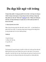 Tài liệu Da đẹp bất ngờ với trứng doc