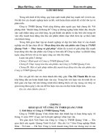 hoạt động tiêu thụ sản phẩm của công ty trách nhiệm hữu hạn quang vinh – thực trạng và giải pháp