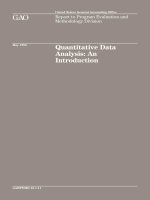 Tài liệu Quantitative Data Analysis: An Introduction pdf