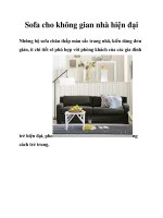 Tài liệu Sofa cho không gian nhà hiện đại pot