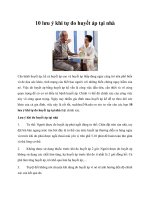 Tài liệu 10 lưu ý khi tự đo huyết áp tại nhà ppt