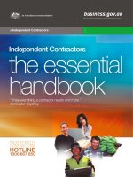 Tài liệu Independent Contractors the essential handbook ppt