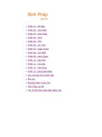Tài liệu Binh PhápTôn Tử docx