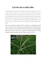 Tài liệu Lợi ích của cỏ mần chầu docx
