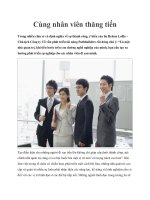 Tài liệu Cùng nhân viên thăng tiến pot