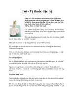 Tài liệu Tỏi - Vị thuốc đặc trị doc