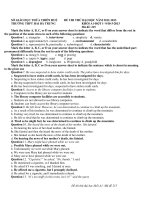 Tài liệu Đề Thi Thử Đại Học Khối A1, D Anh 2013 - Phần 8 - Đề 10 ppt