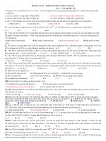 Tài liệu ĐỀ ÔN LUYỆN – KIỂM TRA KIẾN THỨC NĂM 2013 MÔN HÓA-Đề 4 docx