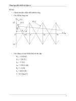 chọn sơ bộ máy biến áp nguồn