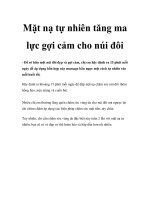 Tài liệu Mặt nạ tự nhiên tăng ma lực gợi cảm cho núi đôi docx