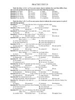 Tài liệu Đề Thi Thử Đại Học Khối A1, D Anh Văn 2013 - Phần 5 - Đề 26 ppt