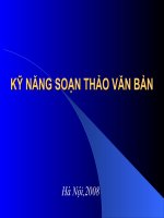 Các kỹ năng cần thiết khi soạn thảo văn bản