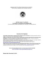 Tài liệu WATER QUALITY UPDATE: An Analysis of November 2012 Sampling Data pdf