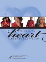Tài liệu THE HEALTHY HEART HANDBOOK FOR WOMEN pdf