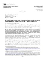 Tài liệu Financial Stability Oversight Council’s Proposed Recommendations Regarding Money Market Mutual Fund Reform (the “Proposal”), FSOC–2012–0003, 77 FR 69455, November 19, 2012. ppt