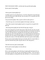 đề cương qtkd. phần tham khảo. lần 1