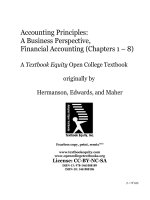 Tài liệu Accounting Principles: A Business Perspective, Financial Accounting doc