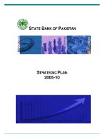 Tài liệu STATE BANK OF PAKISTAN STRATEGIC PLAN 2005-10 docx