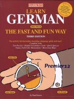 Learn german the fast and fun way