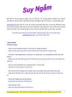 Tôi đã học được…