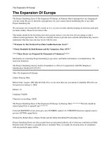 Tài liệu The Expansion Of Europe pdf