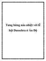 Tài liệu Tưng bừng náo nhiệt với lễ hội Dussehra ở Ấn Độ docx