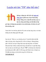 Tài liệu Luyện nói âm pdf