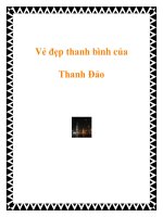 Tài liệu Vẻ đẹp thanh bình của Thanh Đảo pptx