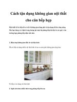 Tài liệu Cách tận dụng không gian nội thất cho căn bếp hẹp pot