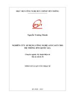 Nghiên cứu áp dụng công nghệ ANYCAST cho hệ thống DNS quốc gia