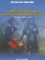 Tài liệu Công tác khoa giáo đồng bằng dân tộc thiểu số docx