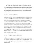 Tài liệu Lý do tại sao không ai đọc Email Newsletter của bạn docx