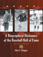Tài liệu A Biographical Dictionary of the Baseball Hall of Fame docx