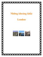 Tài liệu Những khoảng khắc London doc