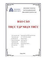 báo cáo thực tập nhận thức ngân hàng nn và ptnt huyện chợ gạo