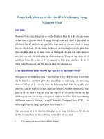 Tài liệu 5 mẹo khắc phục sự cố các vấn đề kết nối mạng trong Windows Vista ppt